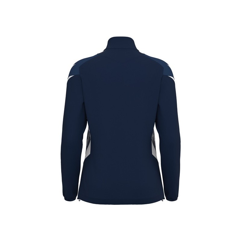 SUDADERA FEMENINA MEDIA CREMALLERA MACRON LEONA COLOR AZUL MARINO