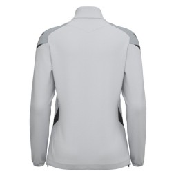 SUDADERA FEMENINA MEDIA CREMALLERA MACRON LEONA COLOR GRIS