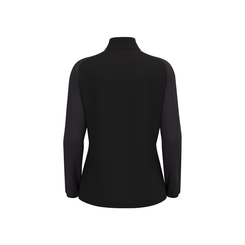 DESSUADORA FEMENINA LENA MITJA CREMALLERA COLOR NEGRE