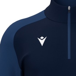 SUDADERA FEMENINA MEDIA CREMALLERA MACRON LENA COLOR AZUL MARINO