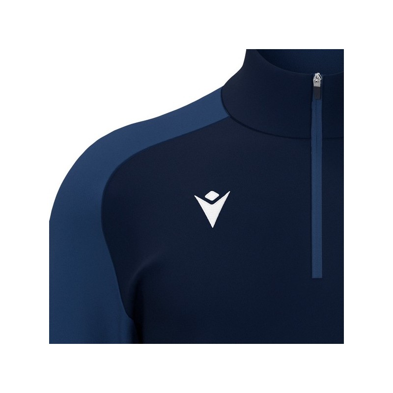 SUDADERA FEMENINA MEDIA CREMALLERA MACRON LENA COLOR AZUL MARINO