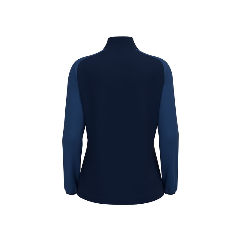 SUDADERA FEMENINA MEDIA CREMALLERA MACRON LENA COLOR AZUL MARINO