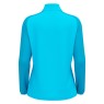 SUDADERA FEMENINA MEDIA CREMALLERA MACRON LENA COLOR AZUL FLUORESCENTE
