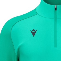 DESSUADORA FEMENINA LENA MITJA CREMALLERA COLOR BLAU TURQUESA