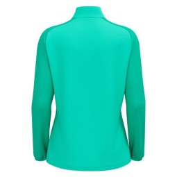 SUDADERA FEMENINA MEDIA CREMALLERA MACRON LENA COLOR AZUL TURQUESA