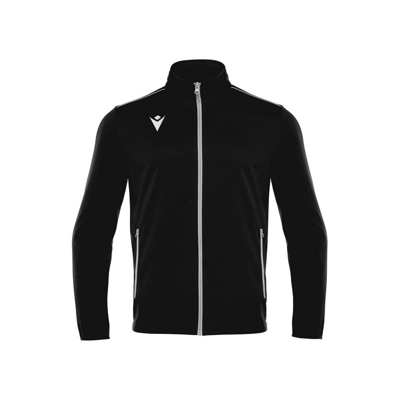 JAQUETA DE XANDALL MACRON AMB CREMALLERA NEMESIS COLOR NEGRE