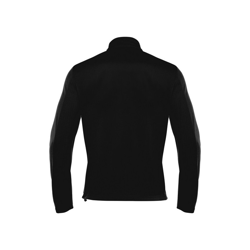 JAQUETA DE XANDALL MACRON AMB CREMALLERA NEMESIS COLOR NEGRE