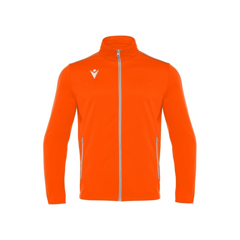 CHAQUETA DE CHANDALL MACRON NEMESIS COLOR NARANJA