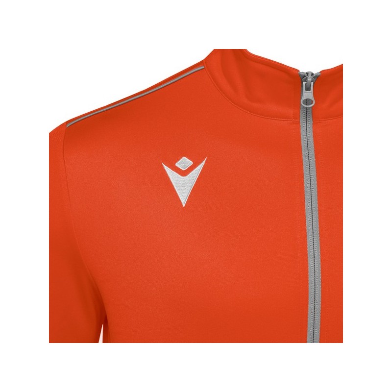 CHAQUETA DE CHANDALL MACRON NEMESIS COLOR NARANJA