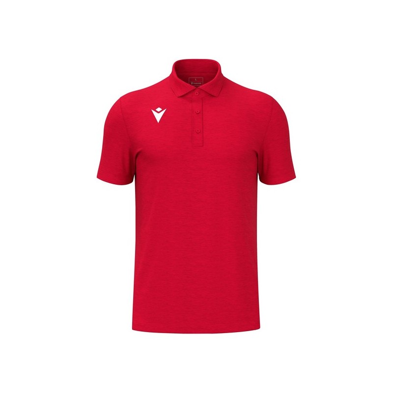 POLO MACRON JAZZ COLOR ROJO