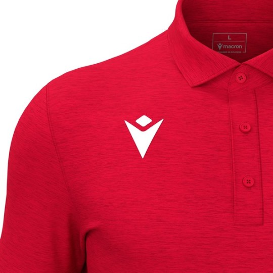 POLO MACRON JAZZ COLOR ROJO