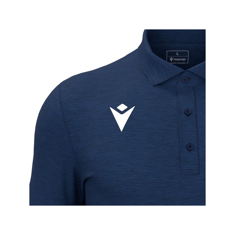 POLO MACRON JAZZ COLOR AZUL MARINO
