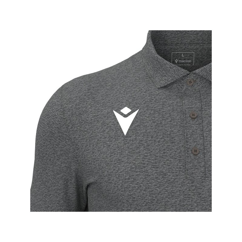 POLO MACRON JAZZ COLOR GRIS ANTRACITA