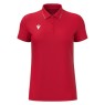 POLO FEMENÍ MACRON MELODY COLOR VERMELL/BLANC