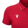 POLO FEMENÍ MACRON MELODY COLOR VERMELL/BLANC