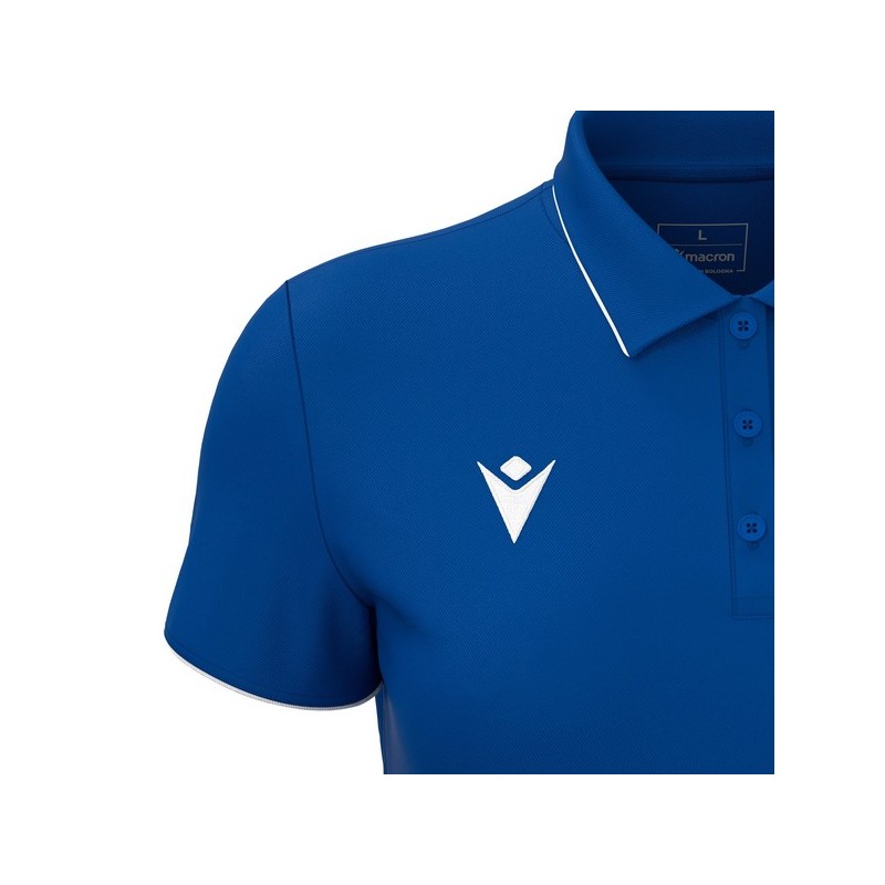 POLO FEMENINO MACRON MELODY COLOR AZUL REAL