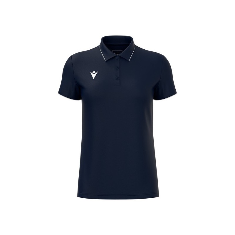 POLO FEMENINO MACRON MELODY COLOR AZUL MARINO
