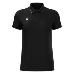 POLO FEMENINO MACRON MELODY COLOR NEGRO