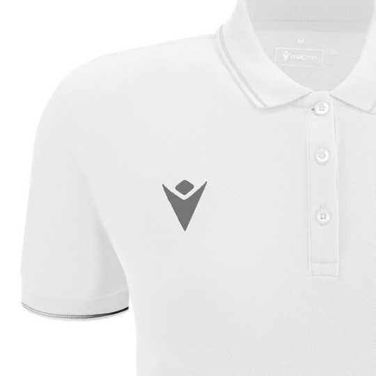 POLO MACRON FEMENINO DE ALGODÓN WALTZ ECO COLOR BLANCO