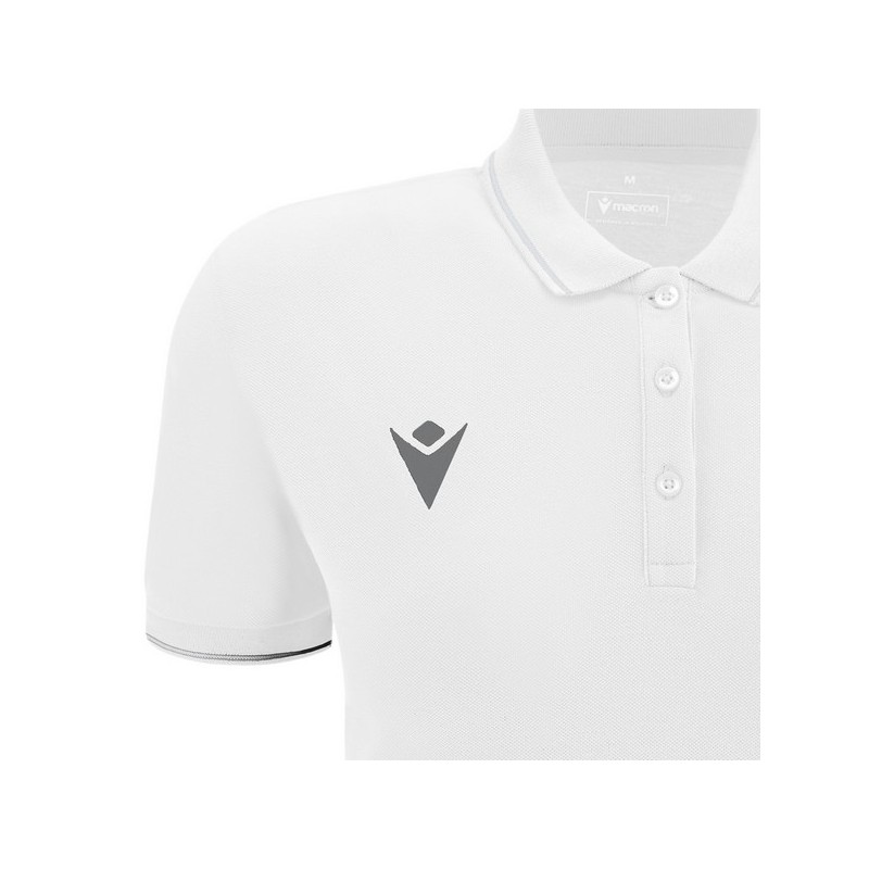 POLO MACRON DE COTÓ WALTZ ECO FEMENÍ COLOR BLANC