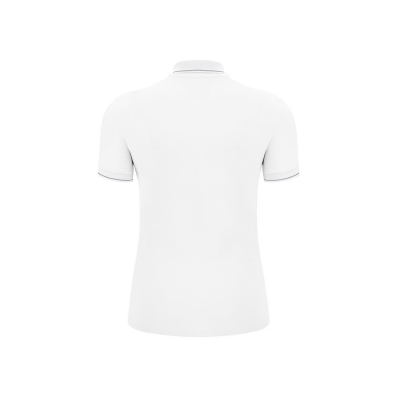 POLO MACRON FEMENINO DE ALGODÓN WALTZ ECO COLOR BLANCO