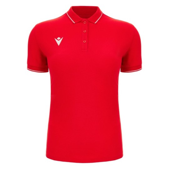 POLO MACRON FEMENINO DE ALGODÓN WALTZ ECO COLOR ROJO