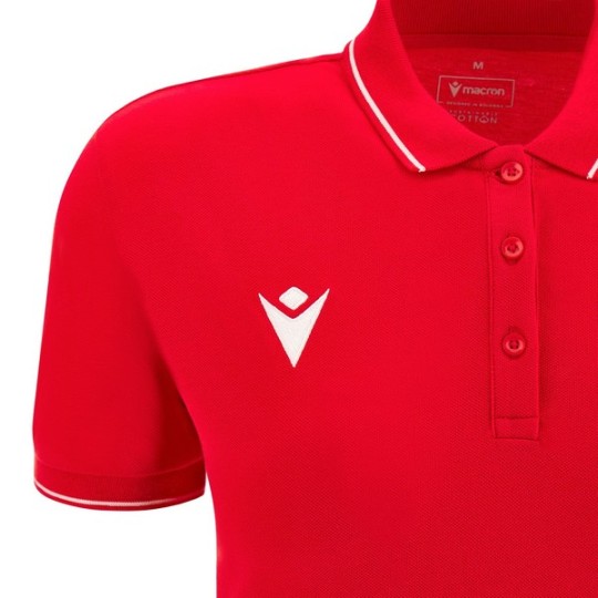 POLO MACRON FEMENINO DE ALGODÓN WALTZ ECO COLOR ROJO