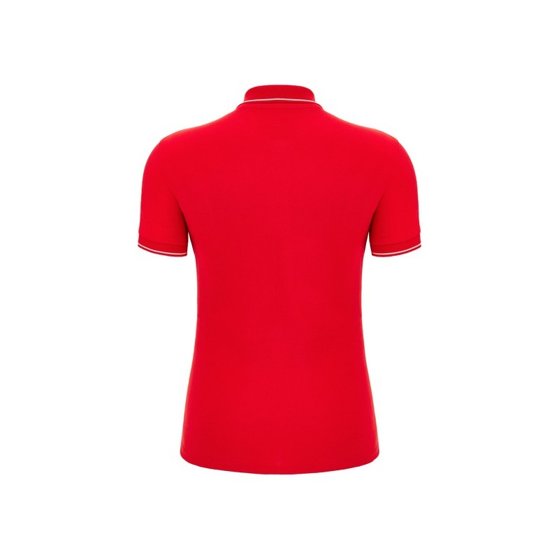 POLO MACRON FEMENINO DE ALGODÓN WALTZ ECO COLOR ROJO