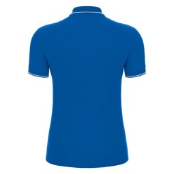 POLO MACRON FEMENINO DE ALGODÓN WALTZ ECO COLOR AZUL REAL