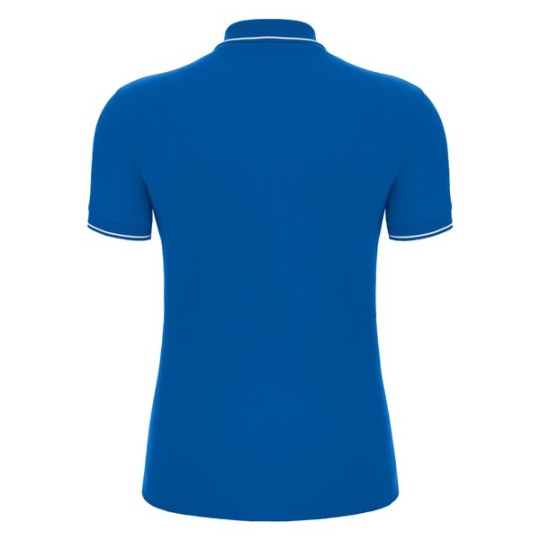 POLO MACRON FEMENINO DE ALGODÓN WALTZ ECO COLOR AZUL REAL