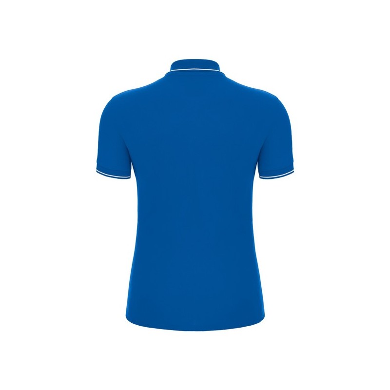 POLO MACRON FEMENINO DE ALGODÓN WALTZ ECO COLOR AZUL REAL