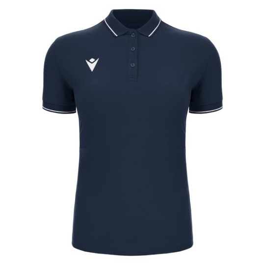 POLO MACRON FEMENINO DE ALGODÓN WALTZ ECO COLOR AZUL MARINO