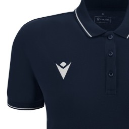 POLO MACRON FEMENINO DE ALGODÓN WALTZ ECO COLOR AZUL MARINO