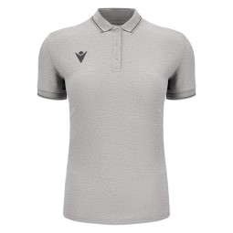 POLO MACRON FEMENINO DE ALGODÓN WALTZ ECO COLOR GRIS
