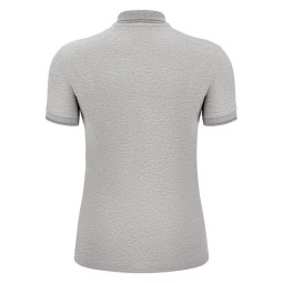 POLO MACRON FEMENINO DE ALGODÓN WALTZ ECO COLOR GRIS