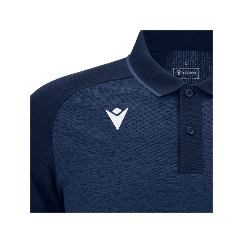 POLO MACRON AULOS COLOR AZUL MARINO