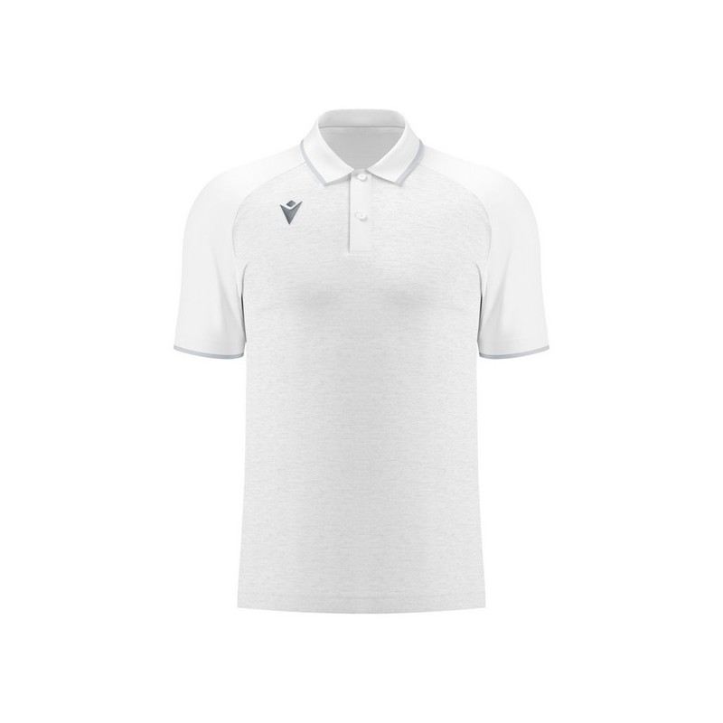 POLO MACRON AULOS COLOR BLANC