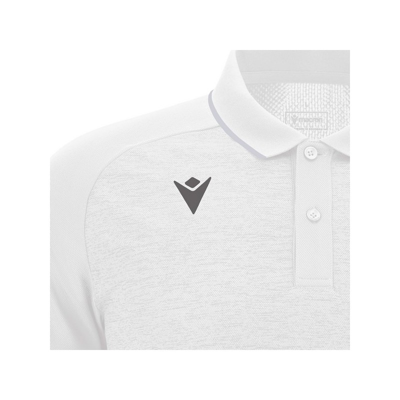 POLO MACRON AULOS COLOR BLANC