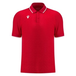 POLO MACRON AULOS COLOR ROJO