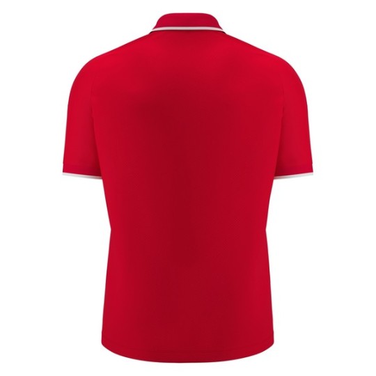 POLO MACRON AULOS COLOR ROJO