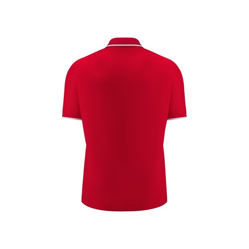 POLO MACRON AULOS COLOR ROJO