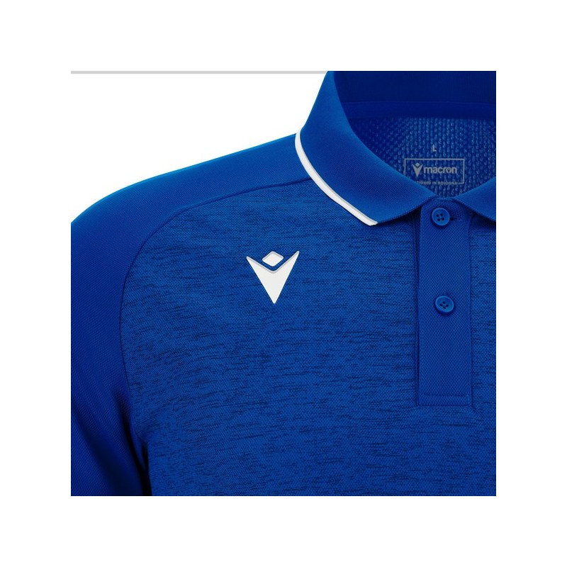 POLO MACRON AULOS COLOR BLAU ROYAL