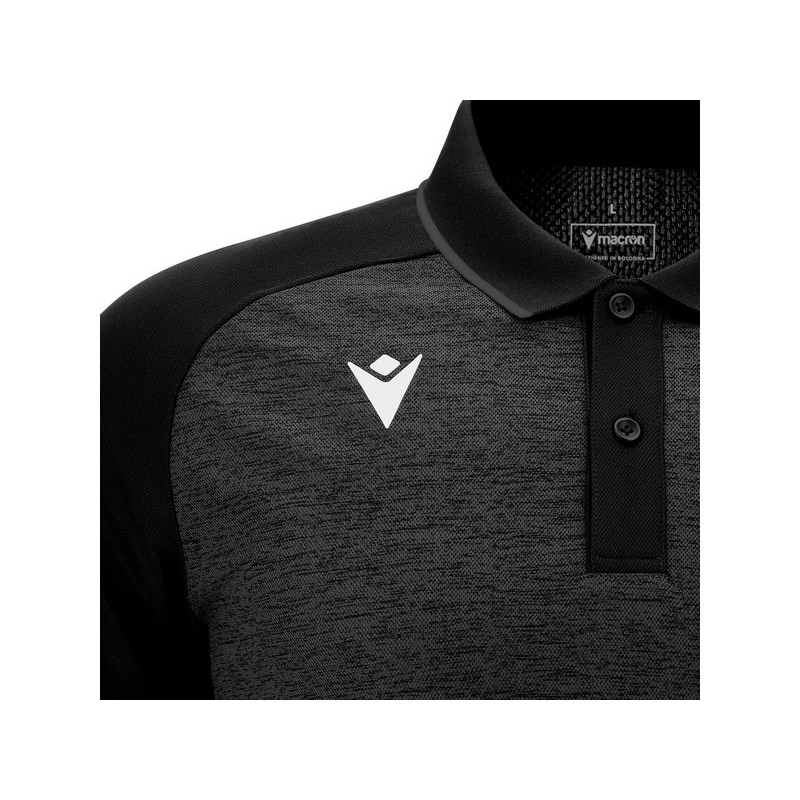 POLO MACRON AULOS COLOR NEGRE
