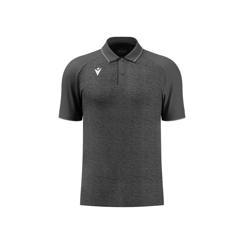 POLO MACRON AULOS COLOR GRIS
