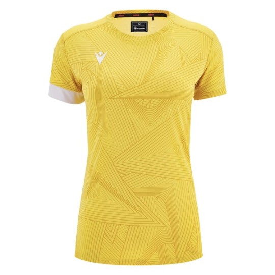 CAMISETA DE PÁDEL FEMENINA MACRON ICON DOMIZIA II COLOR GROC