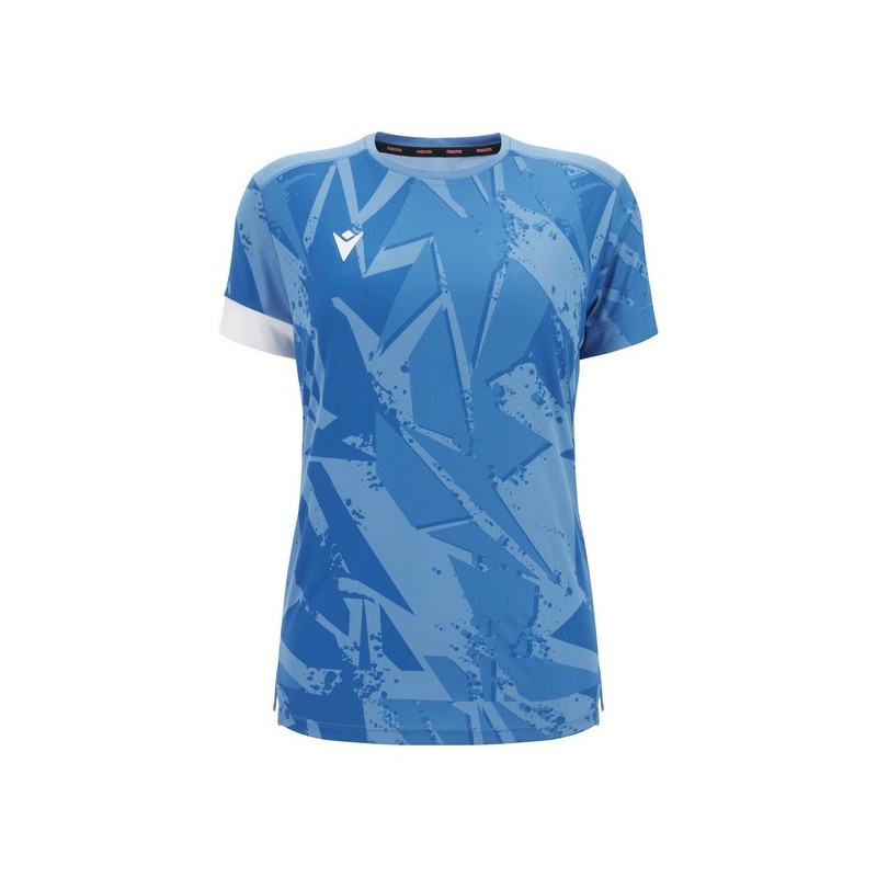 CAMISETA DE PÁDEL FEMENINA MACRON ICON DOMIZIA II COLOR AZUL CIELO