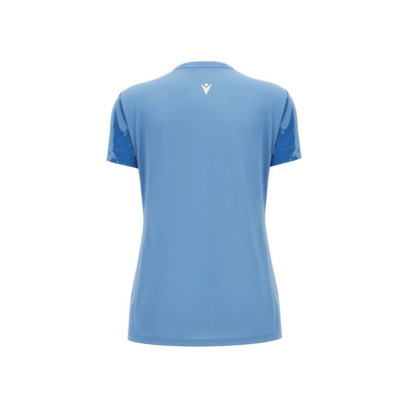 CAMISETA DE PÁDEL FEMENINA MACRON ICON DOMIZIA II COLOR AZUL CIELO