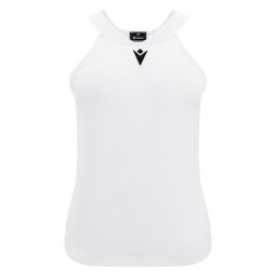 CAMISETA DE PÁDEL FEMENINA MACRON ICON CLOVIA BLANCO