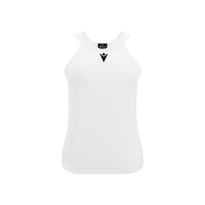 CAMISETA DE PÁDEL FEMENINA MACRON ICON CLOVIA BLANCO