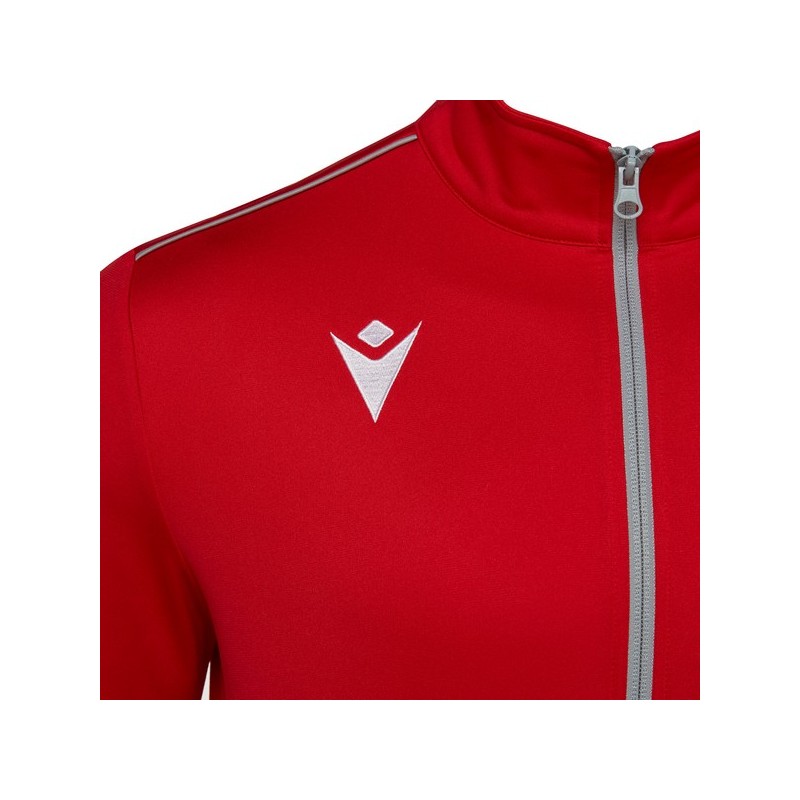 CHAQUETA DE CHANDALL MACRON NEMESIS COLOR ROJO